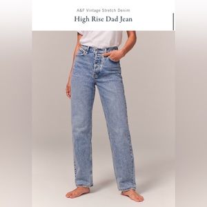 Abercrombie High Rise Dad Jean
